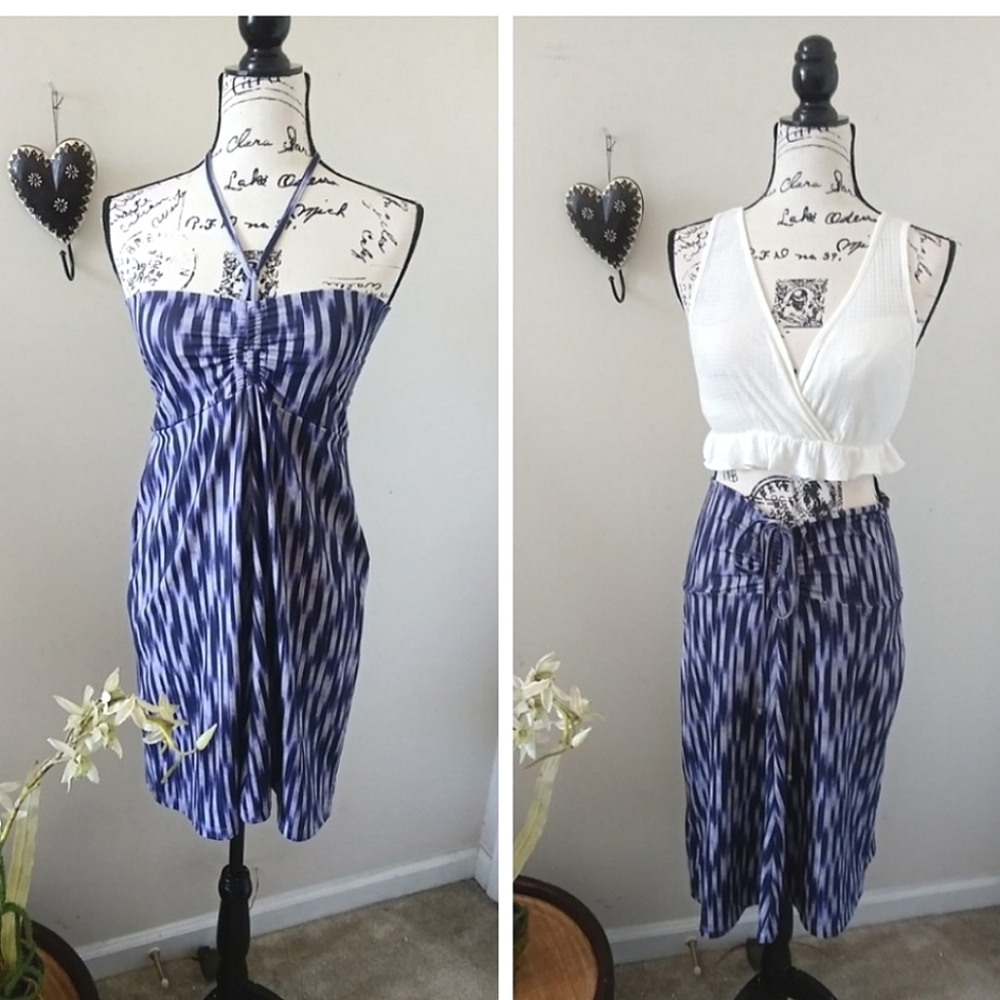 👗Eddie Bauer convertible purple dress